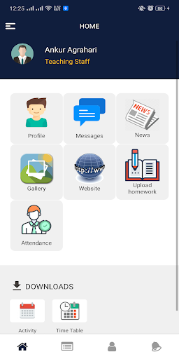 Android application YMCA School Staff screenshort