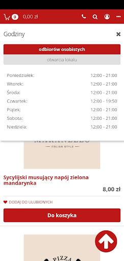 Pizza Maranello Zielona Góra Screen 2