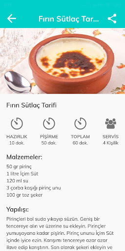 Sütlaç Tarifi [internetsiz] Screen 3