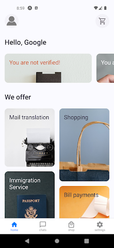 Android application Asan screenshort