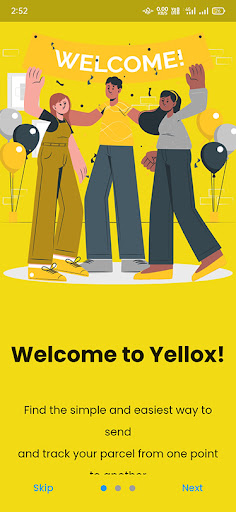 YelloX Customer App Screen 2