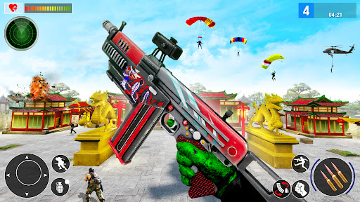 Android application FPS Commando Gun Games offline screenshort