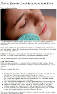 How To Remove Dead Skin