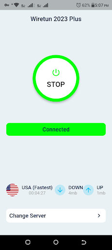 Android application Wiretun VPN Plus screenshort