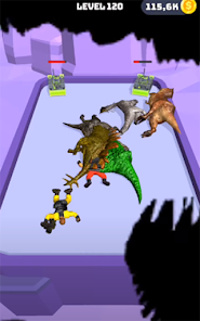 Dinosaure Merge Master capturas de pantalla