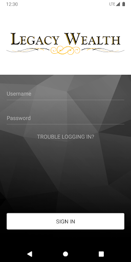 Android application The Legacy Wealth App screenshort