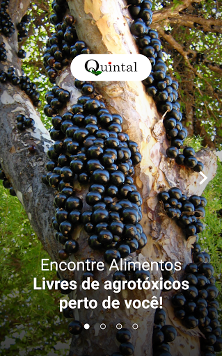 Android application Quintal: sem agrotóxicos screenshort