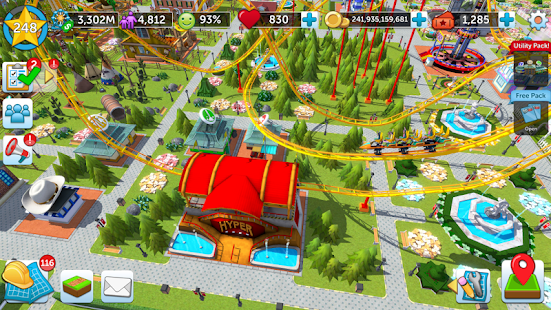 RollerCoaster Tycoon Touch Screenshot