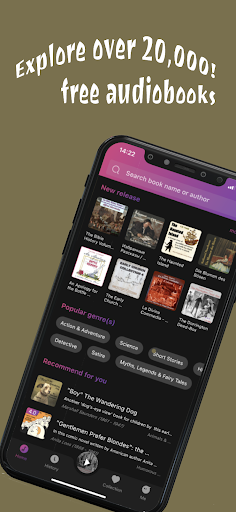 Android application Leitores: Audio Books screenshort