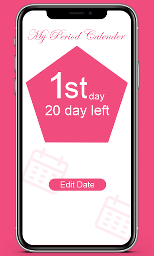 My Period Calender Screen 3