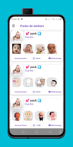 Android application Baby Sticker - WASticker 2023 screenshort