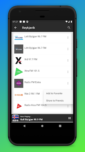 Radio Iceland FM - Radio App Screen 3