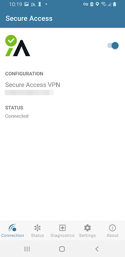 Android application Absolute Secure Access screenshort