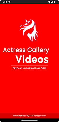Android application Actress Videos screenshort