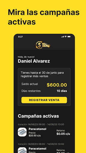 Sell & Send: Vende y gana Screen 3