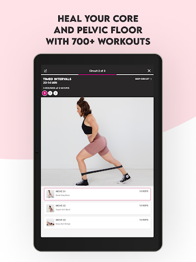 Screenshot of Get Mom Strong