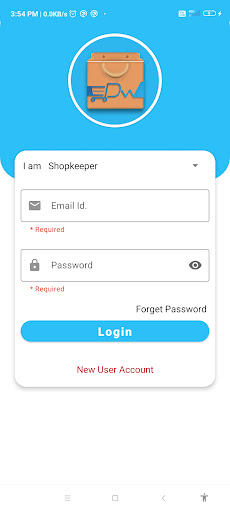 Android application Delywizz Seller screenshort