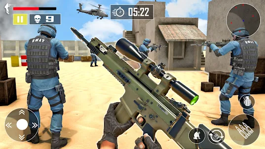 Army Action Gun Shooting Games