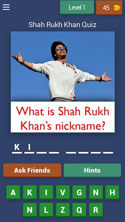 Shah Rukh Khan Trivia Quiz - 10.1.7 - (Android)