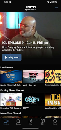 Android application Right Now Praizz TV screenshort