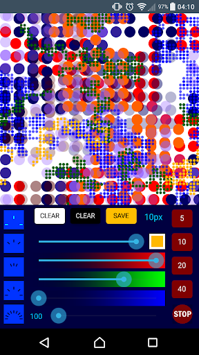 Android application Pointless Pointillism screenshort