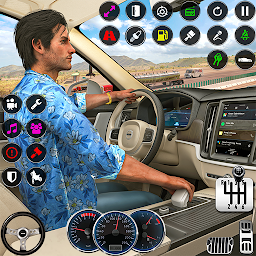 Real Car Driving School Games ikonoaren irudia