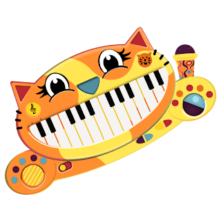 Cat Piano. Sounds-Music