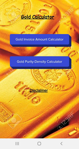 Gold Calculator Screen 2