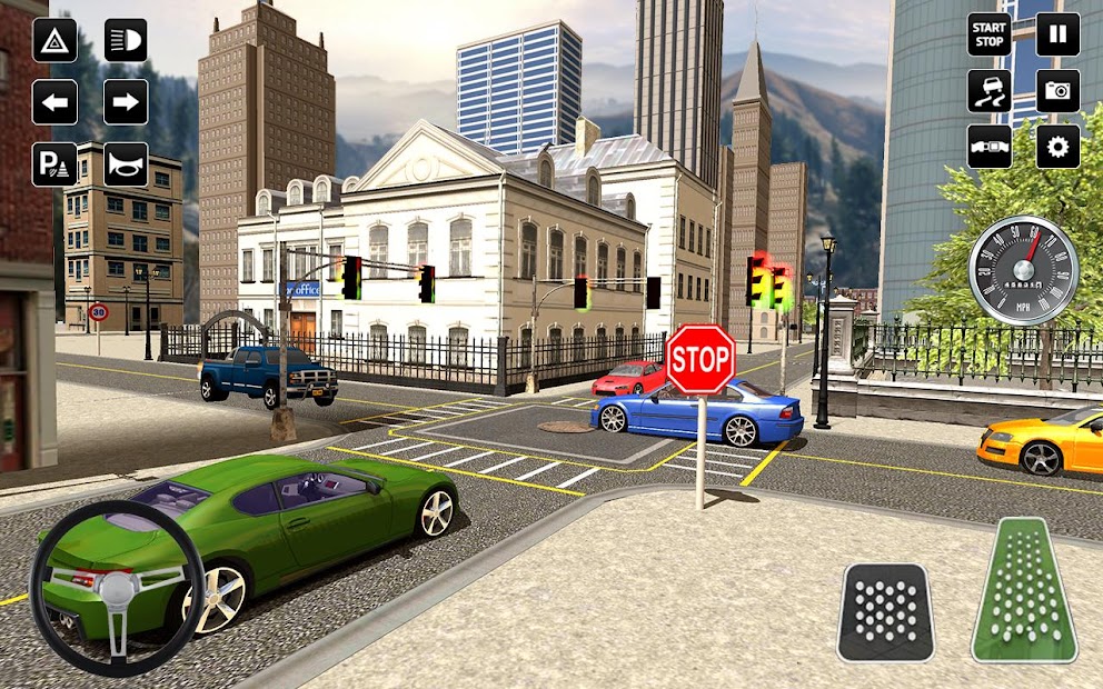 Captura de Pantalla 9 3D Driving School Simulator: City Driving Games android