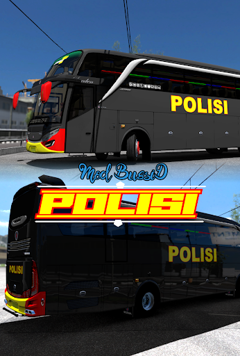 Android application Mod Bussid Polisi Lengkap screenshort