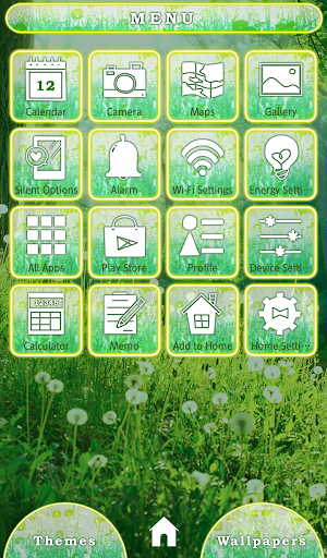 Green Forest Theme Screen 2