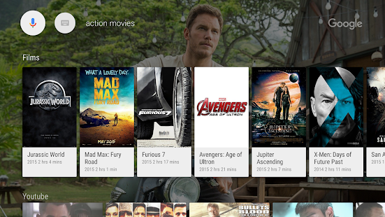 Google app for Android TV Varies with device APK screenshots 2