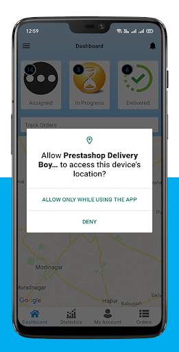 Android application PrestaShop Delivery Boy App screenshort