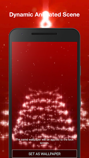 3d Christmas Tree Wallpaper Screen 2