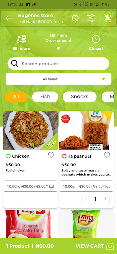 Ziingo Grocery Delivery NG Screen 2