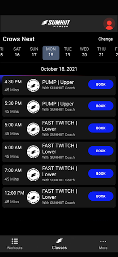 SUMHIIT Fitness Screen 2