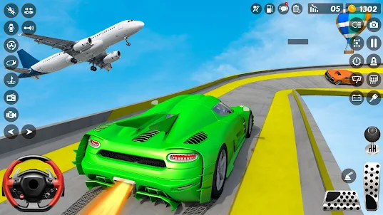 車 坡道 特技 遊戲 3D