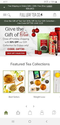 Full Leaf Tea Company screenshots 1