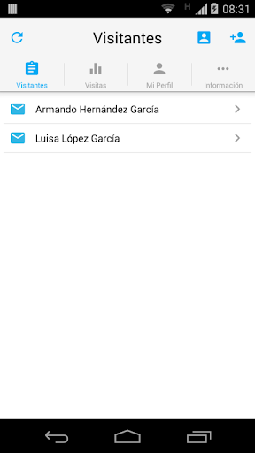 Android application ScVHome screenshort