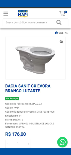 Loja Mapi Construções Screen 3