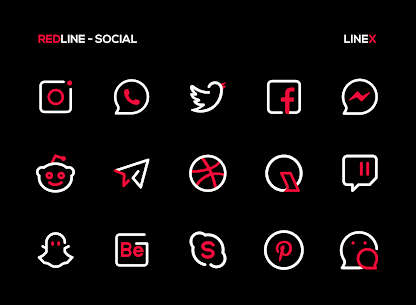 RedLine Icon Pack v5.1 MOD APK (Patch Unlocked) 4