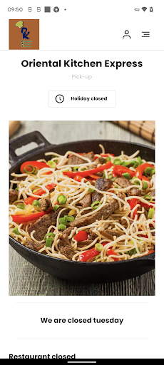 Android application Oriental Kitchen Express screenshort