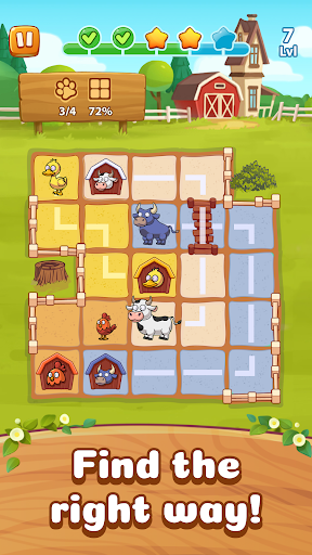 Farm & Aliens: Connect Puzzle Screen 2