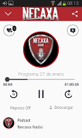 screenshot of Necaxa Radio