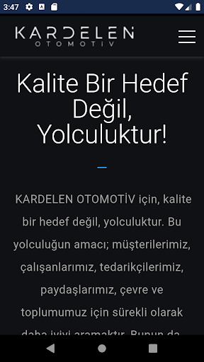 Kardelen Otomotiv Screen 3