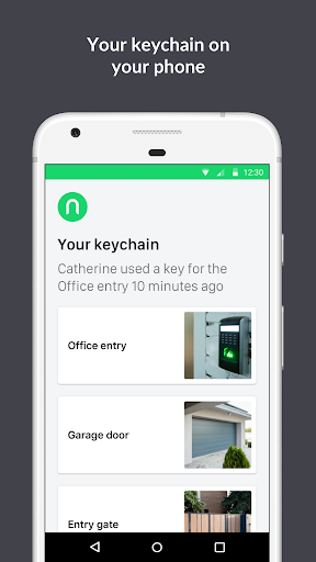 Android application Nold Open - Your Virtual Keych screenshort