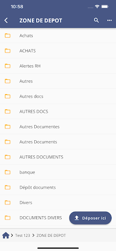 Android application Secomex screenshort