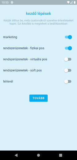 K&H POS mobilalkalmazás Screen 3