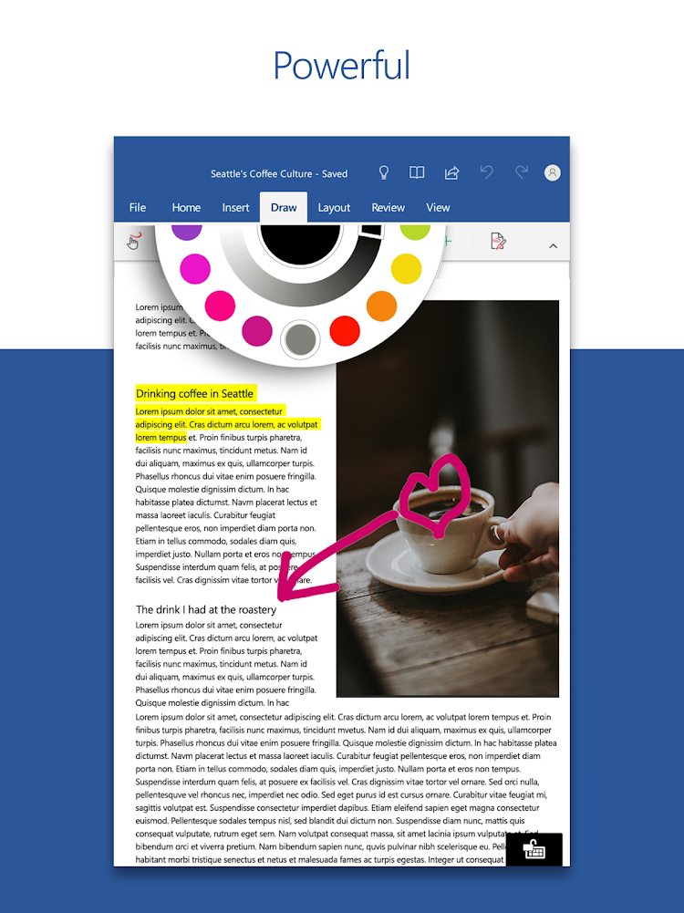 Microsoft Word: Write, Edit & Share Docs on the Go  Featured Image for Version 