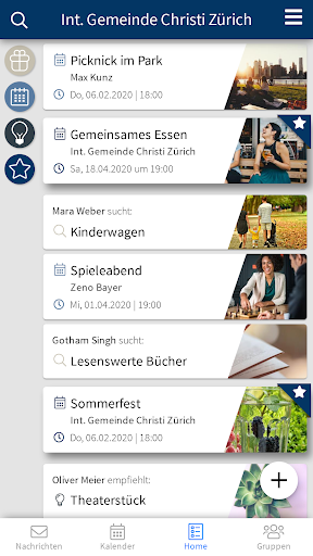 Android application Int. Gemeinde Christi Zürich screenshort
